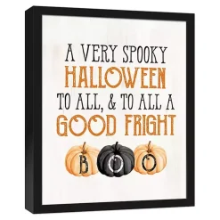 Halloween>Kirklands Home A Very Spooky Halloween Wall Plaque White