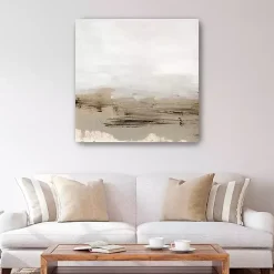 Kirklands Home Abstract Brushed Pavement Canvas Art Print Clearance