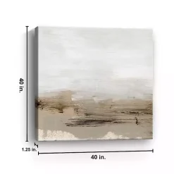 Kirklands Home Abstract Brushed Pavement Canvas Art Print Clearance