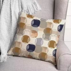 Kirklands Home Abstract Circles Indoor/Outdoor Pillow Multi Online