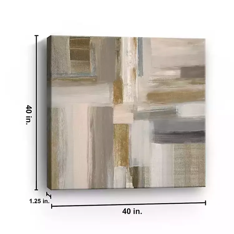 Kirklands Home Abstract Fields I Canvas Art Print, 40x40 in.