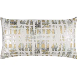 Pillows>Kirklands Home Abstract Metallic Foil Accent Pillow