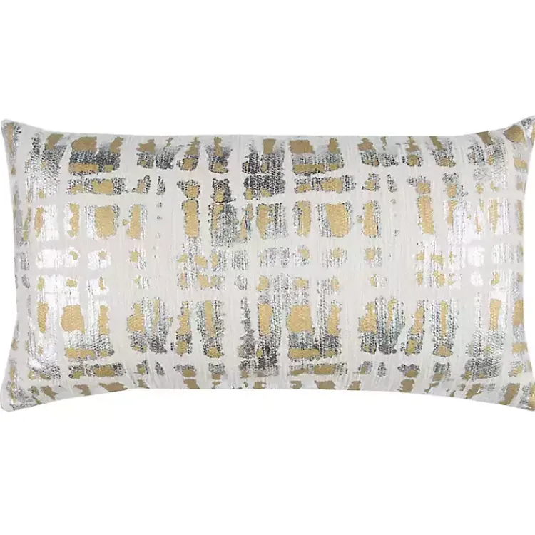 Pillows>Kirklands Home Abstract Metallic Foil Accent Pillow