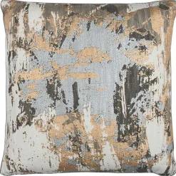 Pillows>Kirklands Home Abstract Metallic Foil Pillow