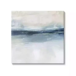 Kirklands Home Abstract Nautical Horizon Canvas Print, 24x24 in. New
