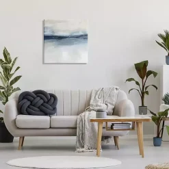 Kirklands Home Abstract Nautical Horizon Canvas Print, 24x24 in. New