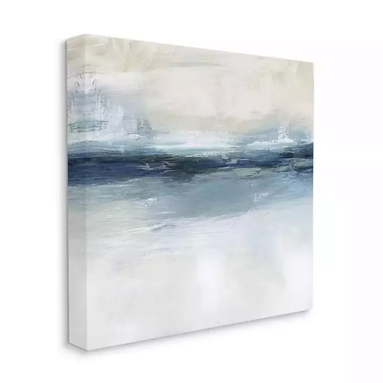Kirklands Home Abstract Nautical Horizon Canvas Print, 36x36 in. New