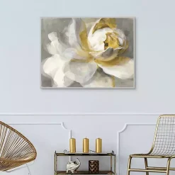 Kirklands Home Abstract Rose Framed Canvas Art Print New