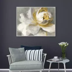 Kirklands Home Abstract Rose Framed Canvas Art Print New