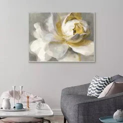 Kirklands Home Abstract Rose Framed Canvas Art Print New