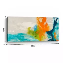 Kirklands Home Abstract Tidal I Giclee Canvas Art Print Outlet