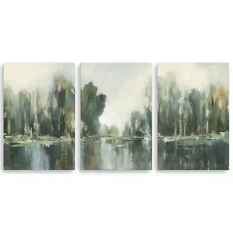 Kirklands Home Abstract Treeline Canvas Art Prints, 32x48 Discount