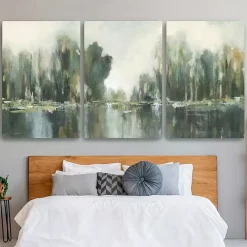 Kirklands Home Abstract Treeline Canvas Art Prints, 32x48 Discount