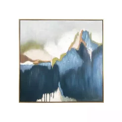 Kirklands Home Abstract Vision Framed Canvas Art Print Blue Sale