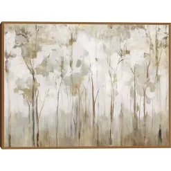 Kirklands Home Abstract Woodland Forest Framed Canvas Art Print Outlet