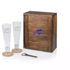Kirklands Home Acacia Buffalo Bills Beer Glass Set Clearance