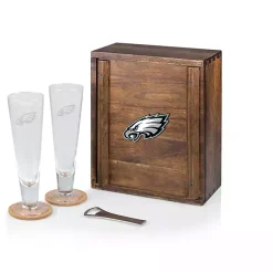 Kirklands Home Acacia Philadelphia Eagles Beer Glass Set Best