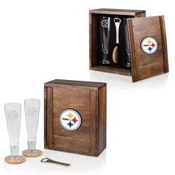 Kirklands Home Acacia Pittsburgh Steelers Beer Glass Set Online
