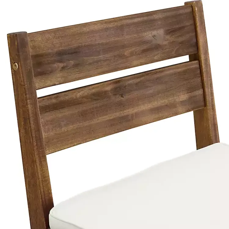 Kirklands Home Acacia Slat Back Outdoor Counter Stools, Set of 2 Discount