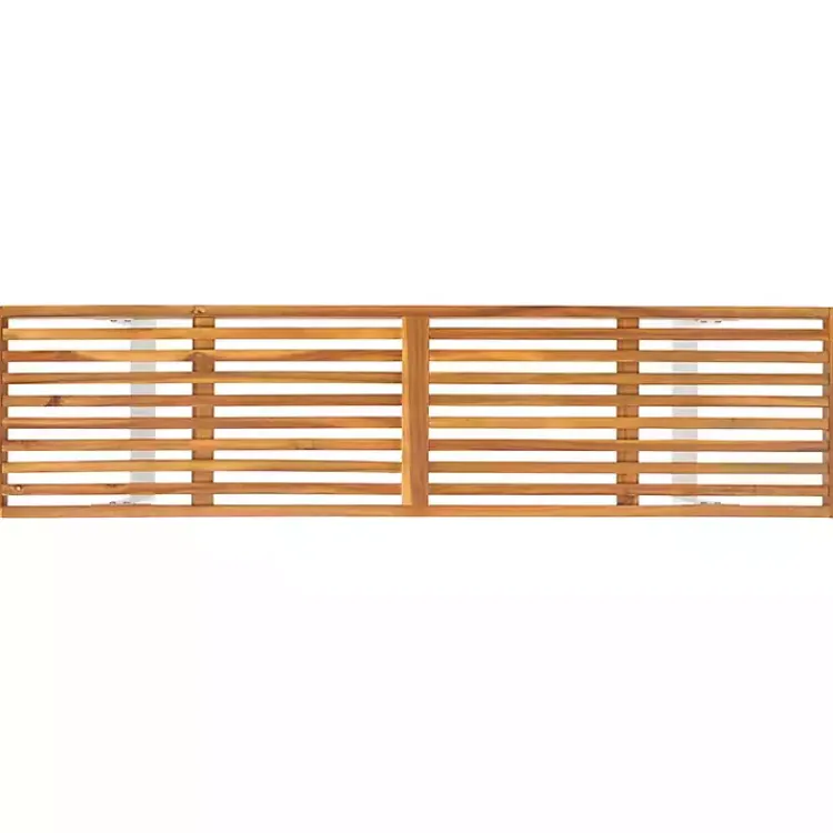 Kirklands Home Acacia Wood and Metal Monti Outdoor Bench White Online
