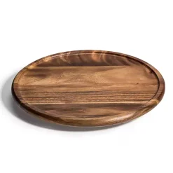 Kirklands Home Acacia Wood Round Lazy Susan, 15 in. Brown Discount