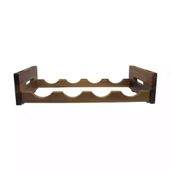 Kirklands Home Acacia Wood Stackable Wine Rack Discount