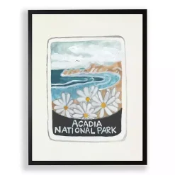 Kirklands Home Acadia National Park Framed Art Print New