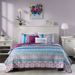 Kirklands Home Adley Reversible Twin XL 4-pc. Quilt Set Sale