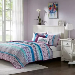 Kirklands Home Adley Reversible Twin XL 4-pc. Quilt Set Sale