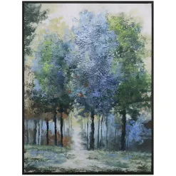 Kirklands Home Afternoon Light Forest Framed Art Print Outlet