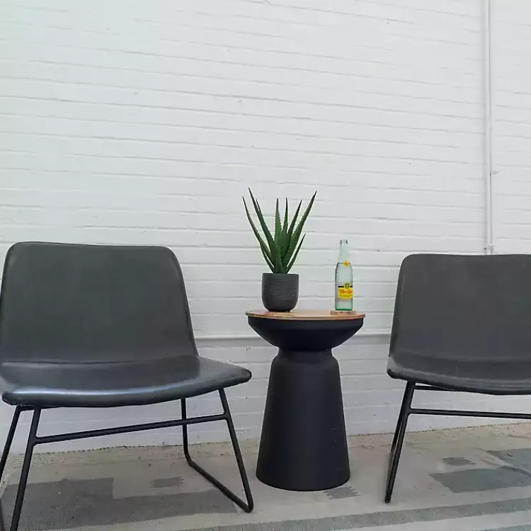 Arrangements & Greenery>Kirklands Home Agave Arrangement in Black Decorative Pot