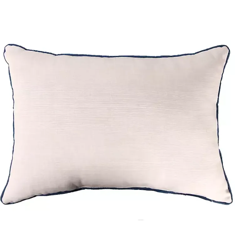 Pillows>Kirklands Home Ahoy Anchor Lumbar Pillow