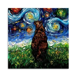 Kirklands Home Aja Trier Tortoiseshell Starry Night Canvas Print Sale
