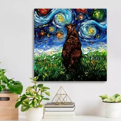 Kirklands Home Aja Trier Tortoiseshell Starry Night Canvas Print Sale