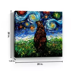 Kirklands Home Aja Trier Tortoiseshell Starry Night Canvas Print Sale