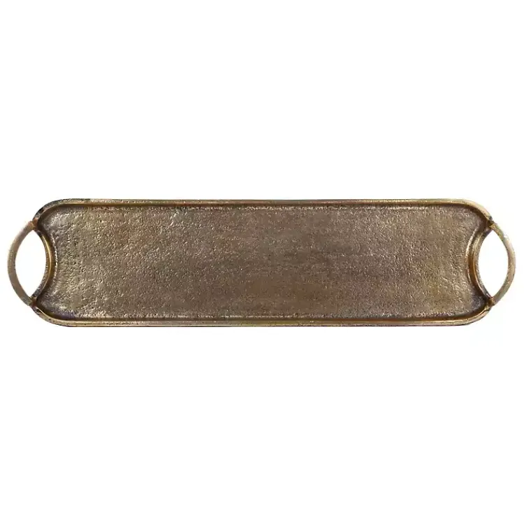 Decorative Trays>Kirklands Home Alani Metal Tray Gold