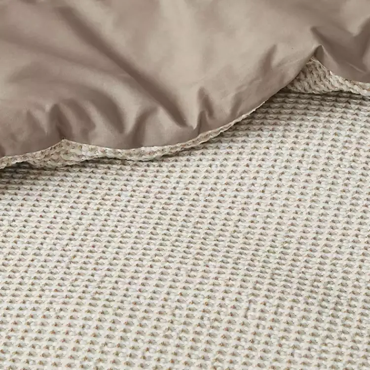 Kirklands Home Alaya 3-pc. California King Waffle Duvet Set Ivory Clearance