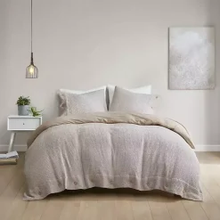 Kirklands Home Alaya 4-pc. California King Waffle Duvet Set Tan Hot