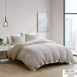 Kirklands Home Alaya 4-pc. Full/Queen Waffle Duvet Set Tan Clearance