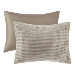 Kirklands Home Alaya 4-pc. Full/Queen Waffle Duvet Set Tan Clearance