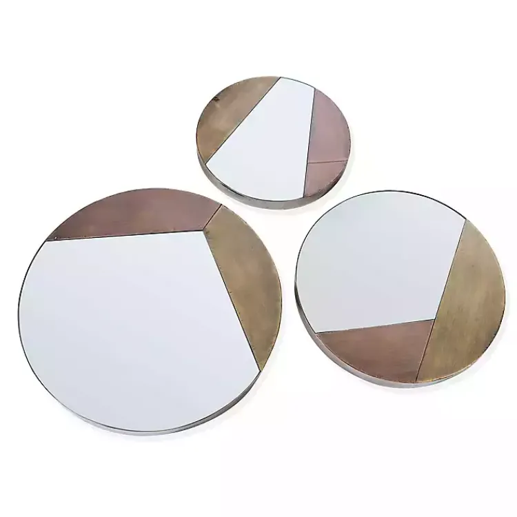 Kirklands Home Alexander Round Metal Wall Mirrors, Set of 3 Hot