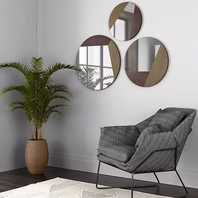 Kirklands Home Alexander Round Metal Wall Mirrors, Set of 3 Hot
