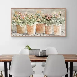 Kirklands Home All in a Row Framed Canvas Art Print Outlet