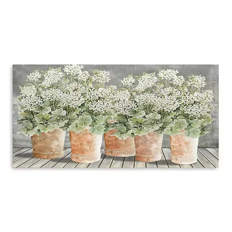 Kirklands Home All In a Row II Floral Canvas Art Print Outlet