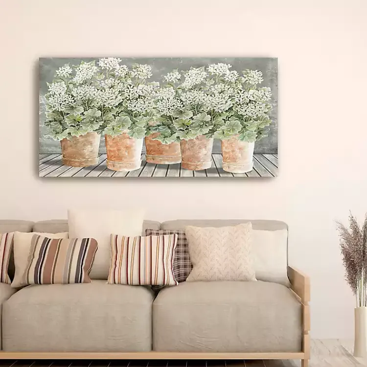 Kirklands Home All In a Row II Floral Canvas Art Print Outlet