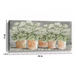 Kirklands Home All In a Row II Floral Canvas Art Print Outlet
