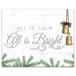 Christmas Art & Wall Decor>Kirklands Home All is Calm Canvas Art Print