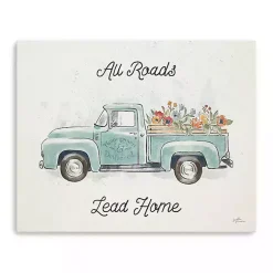Fall>Kirklands Home All Roads Lead Home Harvest Wall Art