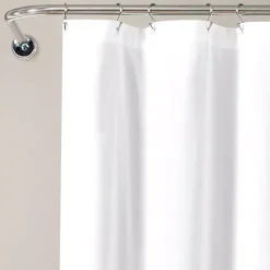 Kirklands Home Allison Ruffle Shower Curtain White Sale