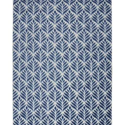 Kirklands Home Aloha Botanical Indoor/Outdoor Rug, 7x10 Blue Best